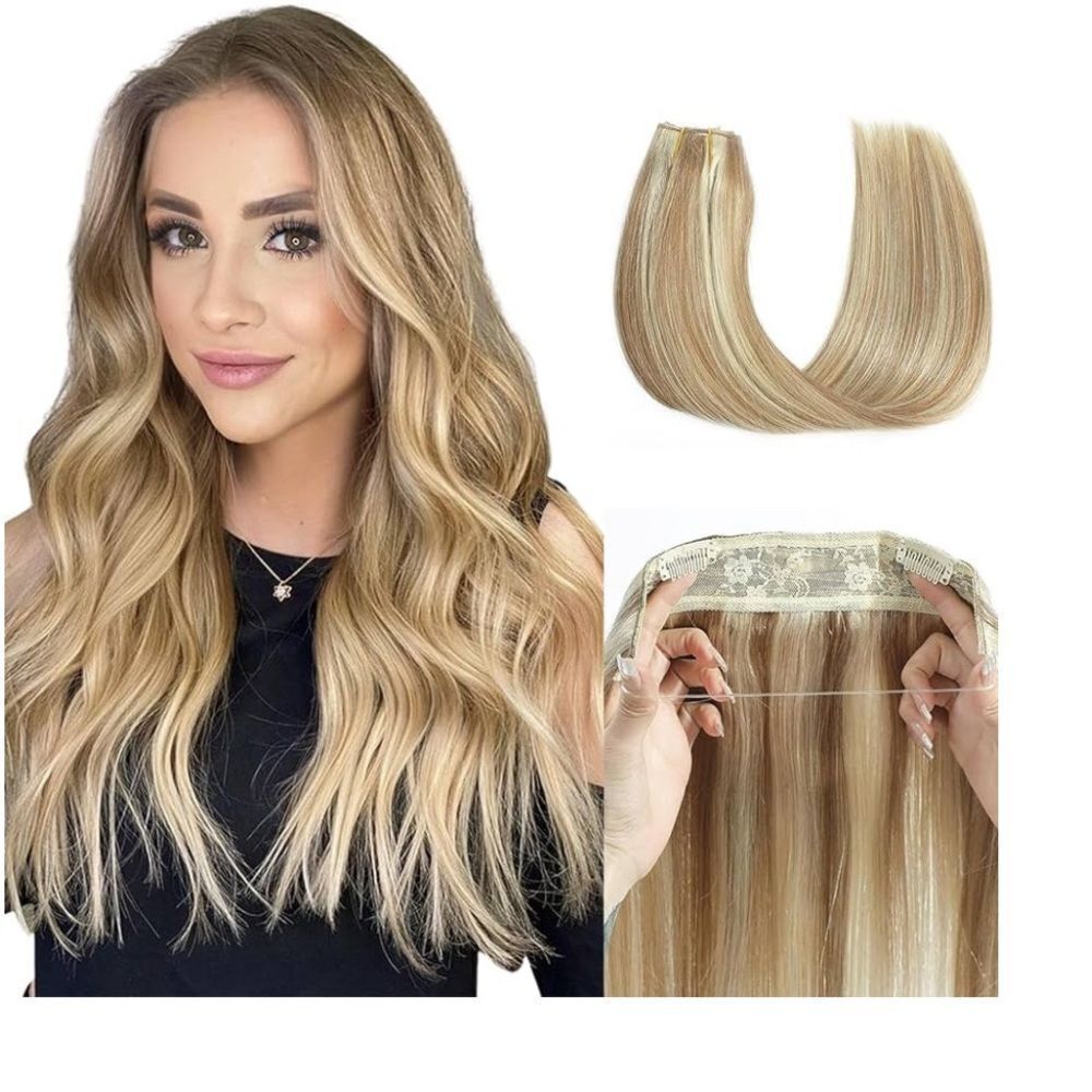 20 inch invisible hair extension comes with all accessories